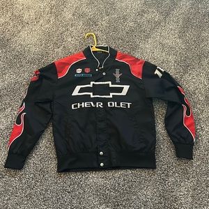 RUE 21 Racer Fleece zip down jacket size M